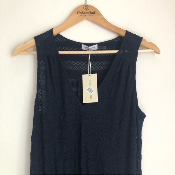 Ramy Brook Size Small Parker Mini Dress In Navy - Picture 3 of 9